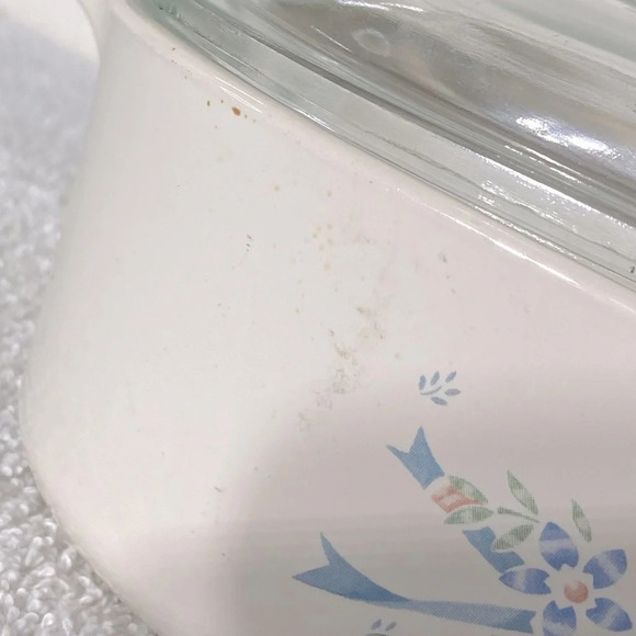 Vintage Corningware Symphony Casserole Dish With Clear Lid A-2-B 2L - Picture 3 of 13